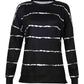 Striped Round Neck Sweatshirt