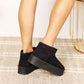 Legend Women's Fleece Lined Chunky Platform Mini Boots