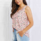 Heimish Full Size Printed Sleeveless Top