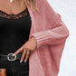 Open Front Dolman Sleeve Cardigan