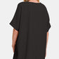 Zenana Full Size V-Neck Short Sleeve Top