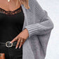 Open Front Dolman Sleeve Cardigan