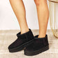 Legend Women's Fleece Lined Chunky Platform Mini Boots